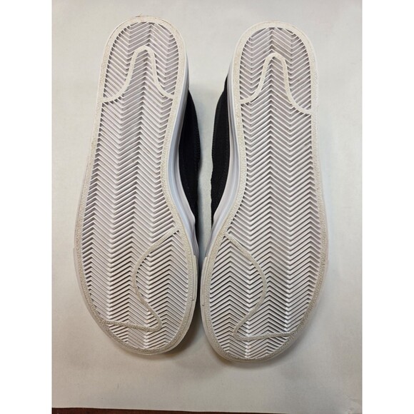 Nike Court Legacy Slip On Sneakers Womens 8.5 Black Canvas Skate Shoes CW6540 - Picture 6 of 6